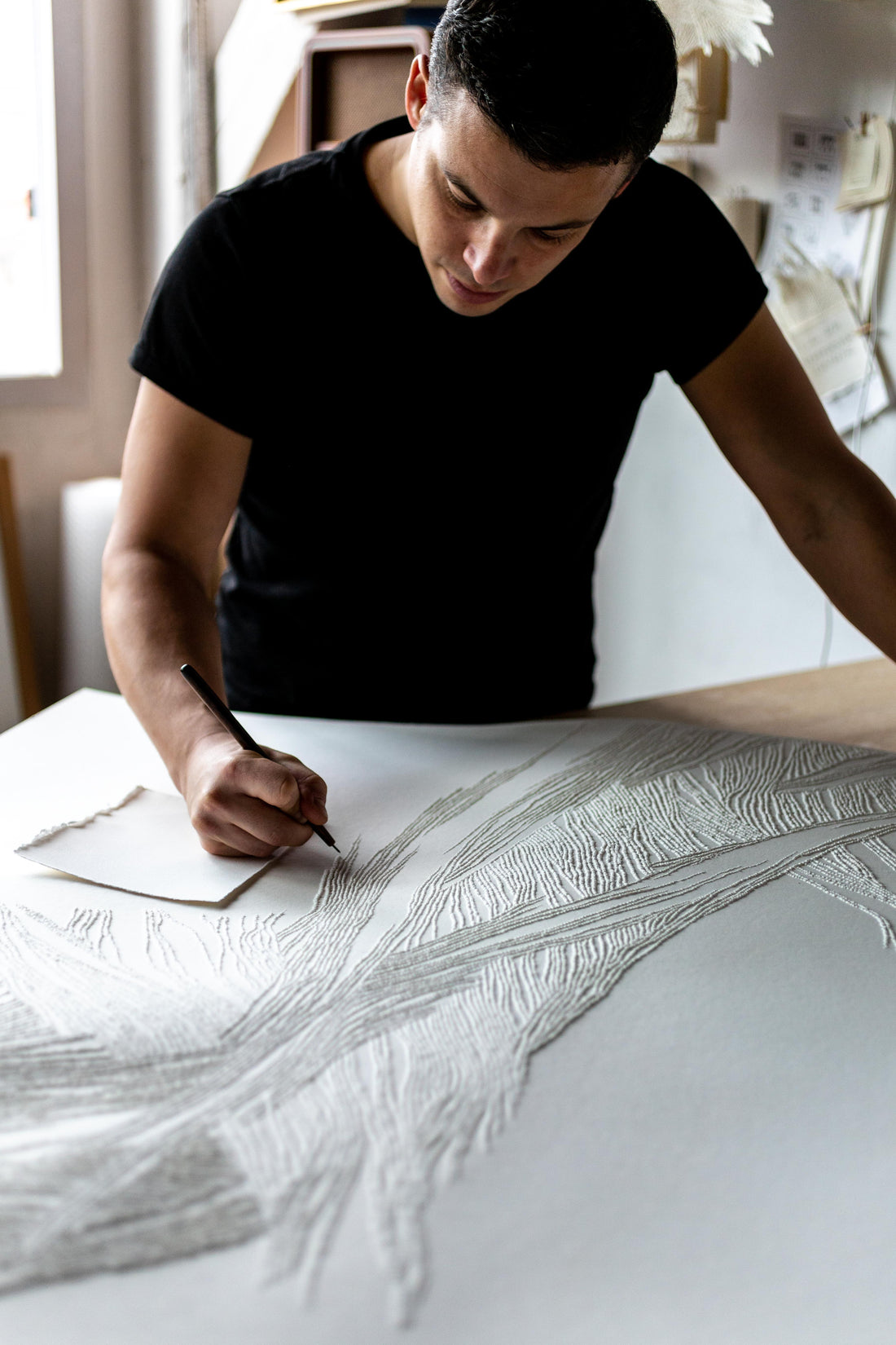 Antonin Anzil arrive dans notre galerie