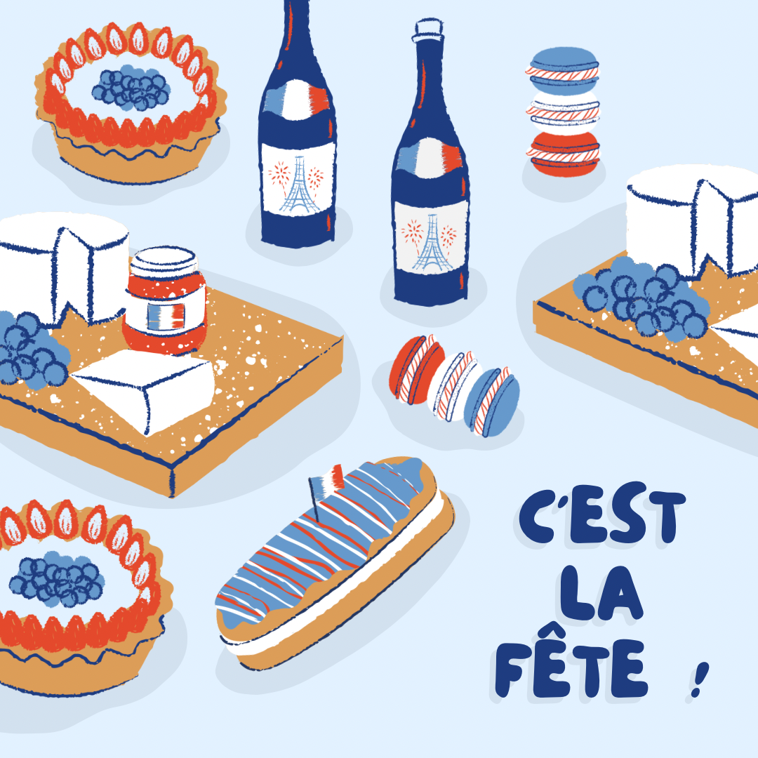 Nous sommes ouvert en ce 14 Juillet.