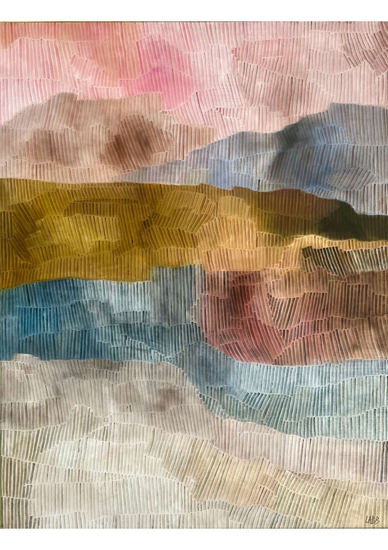 Clear pink earth