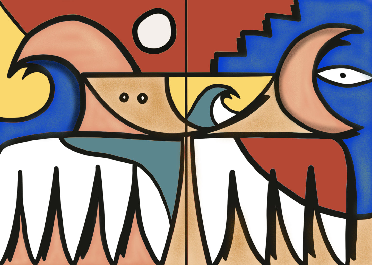 Refuge Chromatique - L'Ange diptyque